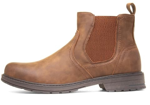 STONE CREEK Atlas Mens Tan Ankle Chelsea Boot