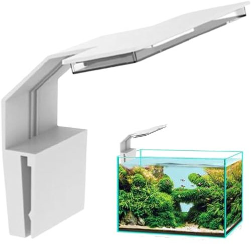 10W LED Aquarium Light - Clip On Fish Tank Light | LED Aquarium Light Fish Light Lamp Fish Tank Lamp | Bright Plant Aquarium Lighting Small Fish Tank Light Transparent Aquarium Light for Tank Aquarium