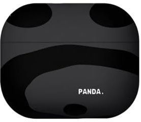 CAQAKA Kompatibel mit AirPods 4 / mit ANC-Hülle, niedliche Anime-Panda-Hülle, weiche TPU-Schutzhülle für Damen und Herren, kompatibel mit Airpod 4 Hülle 2024