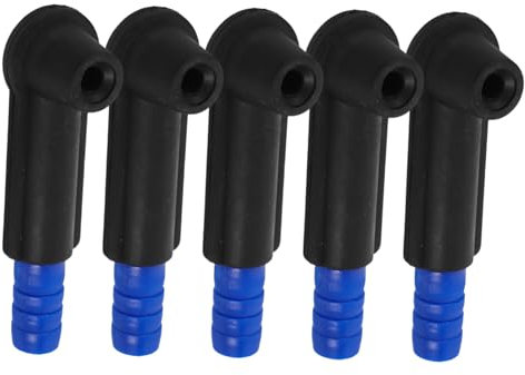 HAPINARY 5pcs Universal Brake Bleeder Adapter Professional Brake Fluid Pipe Connectors For Cars Brake Bleeder Connectors Brake Fluid Bleeder Adapter