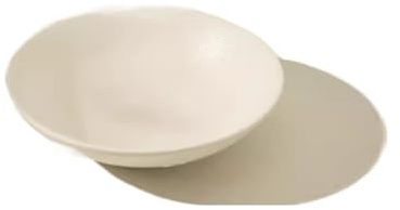 GRFIT Bols à céréales Saladier, apparence élevée, sensation haut de gamme, grand bol à soupe, assiette de nourriture occidentale, bol à chapeau en bambou, bol noir blanc pour soupe, salade, petit
