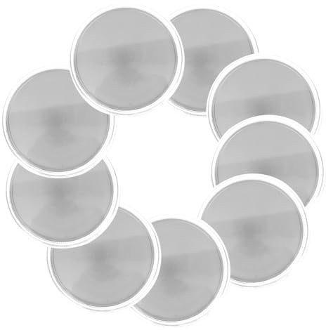 ADOCARN Gravierbares Metallset 10-teilig Blanko Silberfarben Mit Aufbewahrungskoffer Für Personalisierungsprojekte