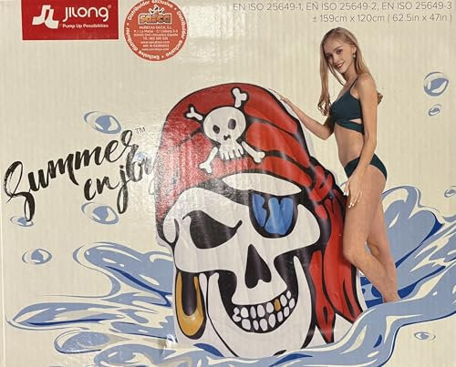 Matelas gonflable pour piscine pirate, 159 x 120 cm, flottant été