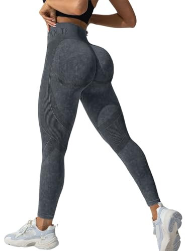 Leggings à Compression 3D Anti Cellulite amaigrissant Minceur Leggings Femme Taille Haute sans Couture, Push-Up Opaque Butt Lift Leggins, Pantalon Sport pour Yoga et Fitness