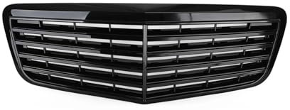Auto Kühlergrill Für Benz W211 E350 500 2007 2008 2009 Für AMG Glanz Schwarz Front Stoßstange Grille Grill Front Kühlergrille