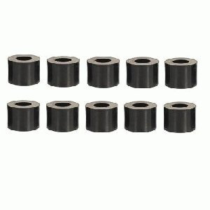 Distanzhülsen für M6 Schrauben, Länge 10mm, Kunststoff schwarz, Set mit 10 STK.