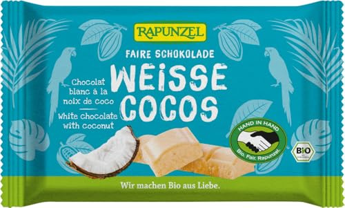 Rapunzel Bio Weisse Schokolade Cocos HIH (6 x 100 gr)