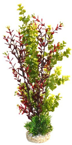 Sydeco Aquariumpflanze Aqua Flower Plant, grün/rot, Höhe 35 cm