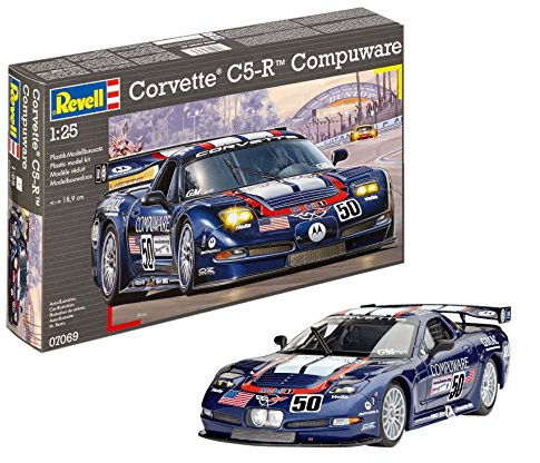 Revell Modellbau 07069 - Corvette C5-R Compuware im Maßstab 1:25