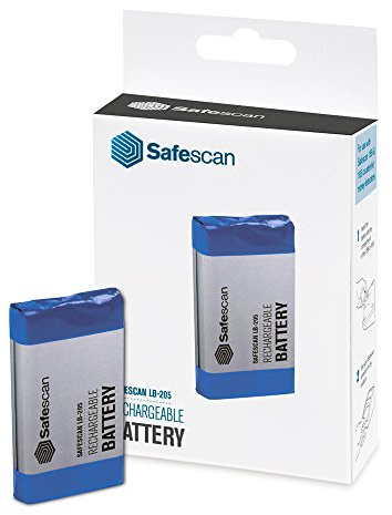 Safescan LB-205 Rechargeable Battery that Powers The Safescan Money Scales - Lithium Battery that Supplies Money Counting Machines with Up to 30-Hours of Portable Power