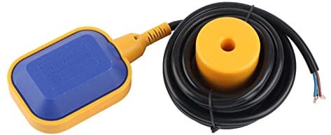 Walfront Interrupteur à Flotteur Contrôle Automatique de Niveau d'eau avec Câble pour Pompes(4m)