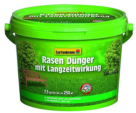 Rasen Dünger mit Langzeitwirkung 7,5 Kg Gartenkrone