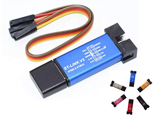 TECNOIOT ST-Link V2 Mini STM8 STM32 STLINK Simulator Download Programming