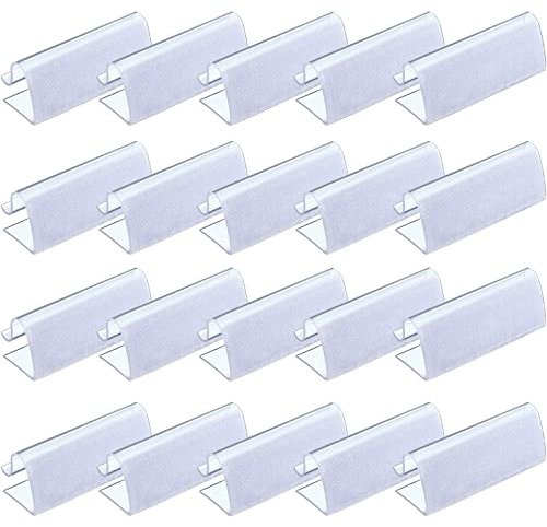 Boao 50 Stück Tischsockelleisten Clip Modell EC Tischdeckenclip für Tisch 3/4 Zoll – 1 Zoll mit Haken und Schnalle für Veranstaltungen drinnen und draußen