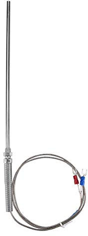 Thermoelement Typ K, Gewinde M8 Thermoelement Typ K 200 mm Fühlertemperaturfühler Kabel 0-400 ℃(1M)