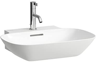 Laufen INO Waschtisch, 1 Hahnloch, mit Überlauf, 560x450, Farbe: Weiß - H8103020001041