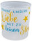 Teelicht für Sternenkinder Trauer Kerze Trost Schutzengel mit Spruch Fehlgeburt Geschenk (Türkis-1)