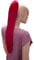 CAISHA 60cm Glatt Pferdeschwanz Mit Butterflyklammer Haarteil Zopf Hitzebeständig Haarverlängerung Rot H636