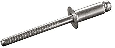 GOEBEL - 1000 x Senkkopf Nieten mit gerilltem Nietdorn Edelstahl A2 (V2A) (Ø x L) 3,2 x 10,0 mm - ISO15984 - Senkkopf Blindniete mit gerilltem Nietdorn - Popniete - STANDARD