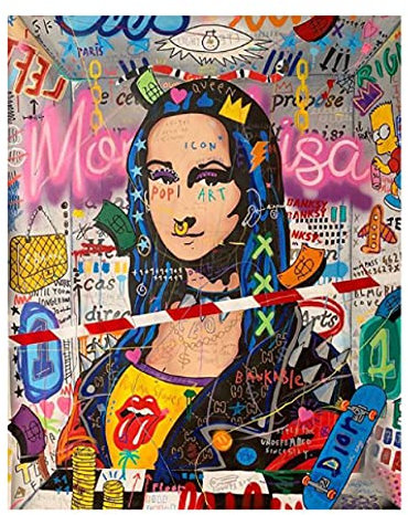 RUIYANMQ 1000 Stück Puzzle Graffiti Wall Art Street Bunte Graffiti Pop Poster Familienspiele Für Erwachsene Kinder Spiele Lernspielzeug Px327Yk