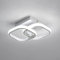 Pheashine Lámpara de Techo LED Moderno, Luz de Techo Cuadrada Simple 220V, 22W Plafón LED Techo de Acrílico Blanco para Dormitorio, Sala de Estar, Comedor, Cocina, Pasillo (L23.5*W23.5*H9.5CM)