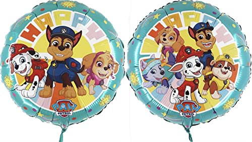 Ballonim® Paw Patrol rund neu Luftballons 45cm Folienballon Party DekorationGeburtstag