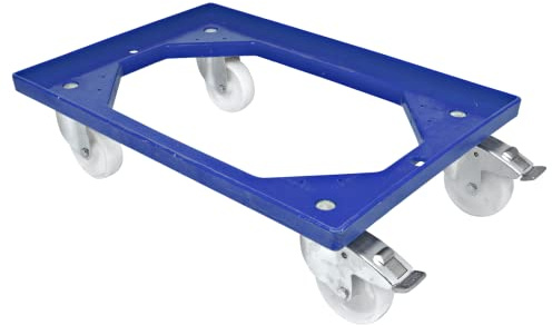 METRO Professional Rollwagen für Eurobehälter Blau 61 x 41 x 16,1 cm