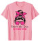 Cancer du Sein Octobre Rose Ruban Papillon Femme T-Shirt