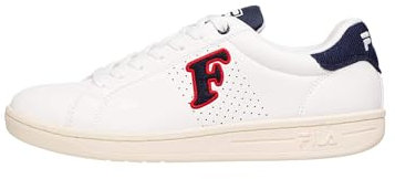 FILA Herren Crosscourt 2 NT Patch Sneaker, White Navy, 44 EU