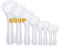 Zip Ties Assorted Sizes 800 Pack 4+6+8+10+12 Inch Cable Ties 40lbs Tensile Strength White Cable Zip Tie Heavy Duty Plastic Tie Wraps Assortment Cord Management for Home,Workshop,Office,Gardening