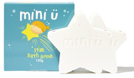 Mini U Star Bath Bomb (Pack of 2) - Bathtime Gift Box Idea for Girls & Boys - Vegan, Non-Toxic - Gentle on Skin, Mess-Free & Stress Free (Pack of 2)