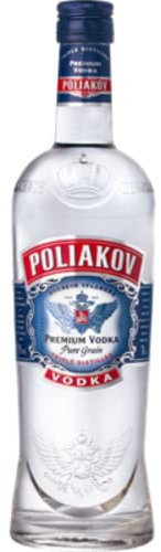 Vodka premium pur grain 37.5° 35 cl POLIAKOV