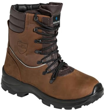 Ratioparts Ecoline-Stivali antitaglio, Classe 2, Taglia 44, forestali Unisex-Adulto, Marrone, EU
