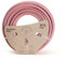 LIVLIG Gartenschlauch 30m, Gartenschlauch 1/2 Zoll Made in Germany, Wasserschlauch 30m aus recyceltem PVC, formstabil, Farbe: Rosa