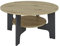 byLIVING Couchtisch Jonny/Melamin Artisan Eiche, Melamin Graphit/D 80, H 42,5 cm/mit praktischem Ablageboden