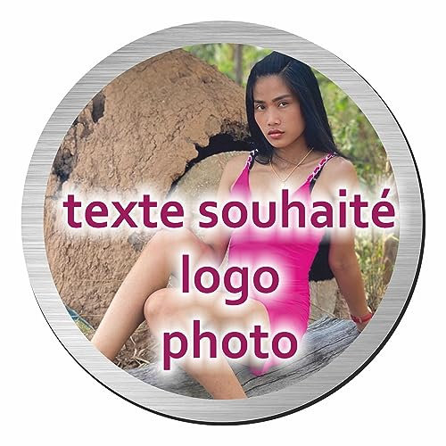 Panneau composite aluminium 3mm - 1 pièce - personnalisé avec le texte ou la photo de votre choix - 100mm - pour porte, école, toilettes, hôtel - facile à appliquer