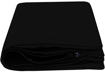 POKAR Bezüge für Palettenkissen Wasserabweisend Palettenauflagen Palettenmöbel Palettensofa, Deko-Kissen 40x40, Schwarz