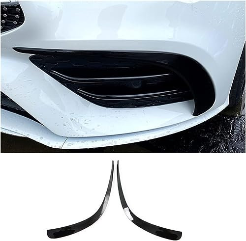 Auto Front Stoßstange Lip Diffusor Splitter Flossen Körper Kit Spoiler Diffusor Auto Tuning für Mercedes Benz CLA Class W118 C118 CLA250 CLA180 CLA200 2019-2020,B-Glossy Black