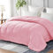 Yebeda 4-Jahreszeiten Bettdecke in 155x220 cm Rosa, Atmungsaktive und Superweiche Ganzjahres-Steppdecke Schlafdecke