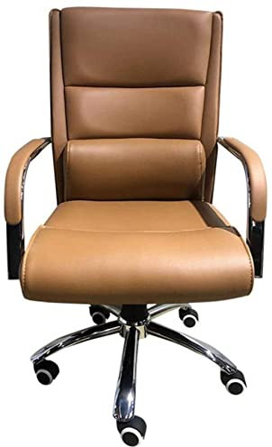 UsmAsk Bürostuhl, Business-Stuhl, ergonomischer Bürostuhl, Schreibtischstuhl, Chefsessel, höhenverstellbar, Home-Office-Schreibtischstühle, Sessel (Farbe: Gelb, Größe: 100 x 110 x 50 x 58 cm)