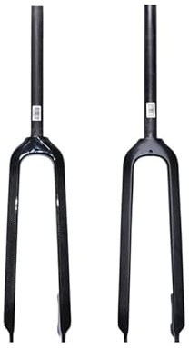 Finoti Forcella MTB 1 Pz Nero Forcella Full Carbon MTB/Forcella Carbonio 1-1/8 Forcella della Bicicletta (Material : 3)