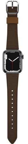 OtterBox Symmetry Cactus Leather Watch Band for Apple Watch 42mm/41mm/40mm, Replacement Durable Soft Touch Strap for Apple Watch, Brown