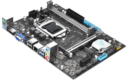 Mad Hornets H110M-K Computer Motherboard DDR4 Memory LGA-1151 Processor Dual M.2 Hard Drive