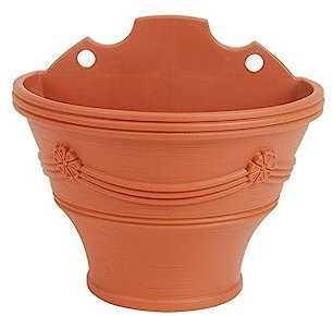 LUZZILE Macetas de Barro para Plantas Maceta de Pared de Estilo Europeo, Maceta semicircular for Colgar en la Pared, Maceta de Resina Creativa, Maceta Gruesa for Flores Macetas para Plantas