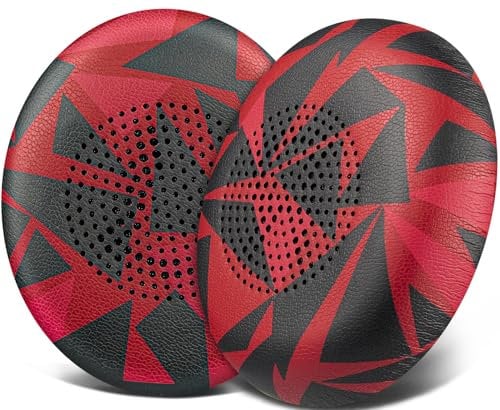 SOULWIT Ersatz Ohrpolster für Jabra Evolve2 65 (65MS 65UC USB)/Evolve2 40 (40UC 40MS USB)/Elite 45h On-Ear Wireless Headset, Ersatzpolster mit weicherem Protein-Leder