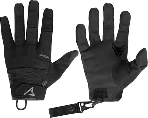 ACE Schakal Einsatz-Handschuh - Outdoor-Handschuhe Taktisch - Handschutz für Paintball und Schießsport - Schwarz II - M