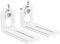 Part King Support mural universel blanc pour barre de son à vis ou coussinet adhésif