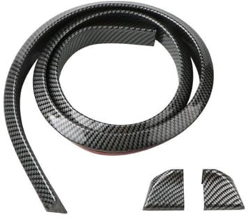 LgeQWWs Auto Heckspoiler,Auto Kofferraumspoiler,Auto Spoiler Zubehör,für VW Beetle/VW Bora,C-Width 4.5CM Carbon Fibre Black