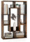 COSTWAY Bücherregal mit 7 Fächern, Standregal, Raumteiler Regal, Würfelregal mit Kippschutz, Aufbewahrungsregal für Wohnzimmer, Arbeitszimmer, Büro (Kaffee,60 x 20 x 90 cm)