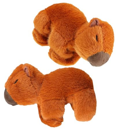 VICASKY 2stücke Capybara Slap-bänder Für Partys Dekorative Tier-armbänder Partygeschenke Capybara-armbänder Weiche Plüschbänder Für Junge Mädchen